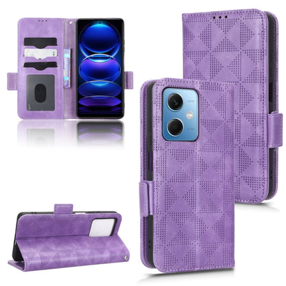 Symmetrical Triangle Leather Phone Case, For Xiaomi Redmi Note 12 5G Global, For Xiaomi Redmi Note 11 Pro Global, For Xiaomi Redmi 10A / 9C, For Xiaomi Redmi 10C
