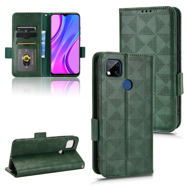 Symmetrical Triangle Leather Phone Case, For Xiaomi Redmi Note 12 5G Global, For Xiaomi Redmi Note 11 Pro Global, For Xiaomi Redmi 10A / 9C, For Xiaomi Redmi 10C