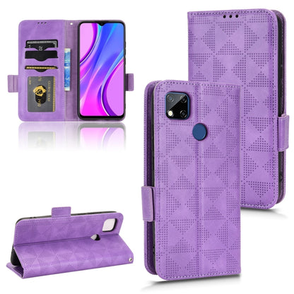 Symmetrical Triangle Leather Phone Case, For Xiaomi Redmi Note 12 5G Global, For Xiaomi Redmi Note 11 Pro Global, For Xiaomi Redmi 10A / 9C, For Xiaomi Redmi 10C