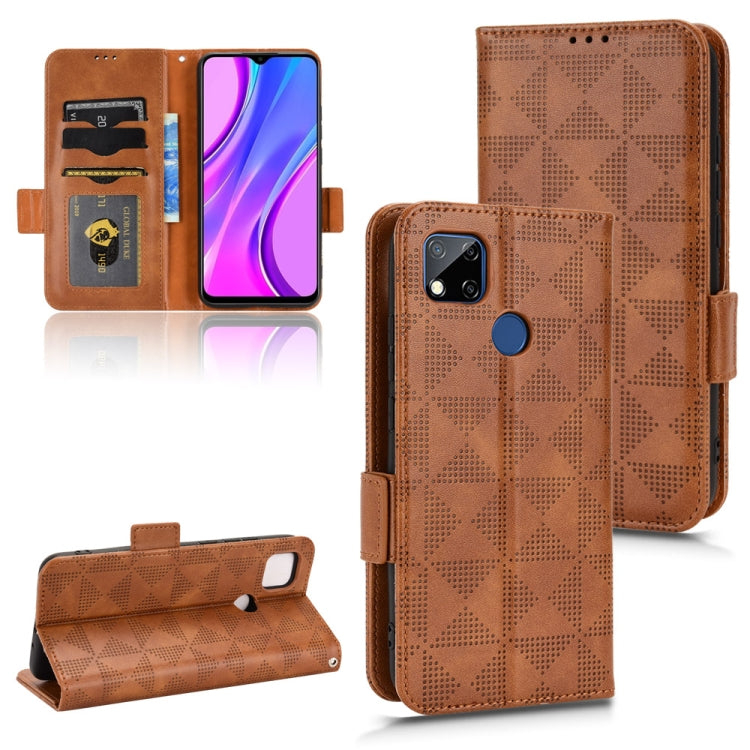 Symmetrical Triangle Leather Phone Case, For Xiaomi Redmi Note 12 5G Global, For Xiaomi Redmi Note 11 Pro Global, For Xiaomi Redmi 10A / 9C, For Xiaomi Redmi 10C