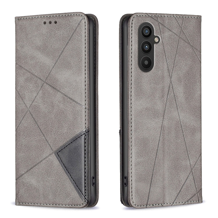 Prismatic Invisible Magnetic Leather Phone Case, For Samsung Galaxy A24 4G, For Samsung Galaxy M14 5G, For Nokia G22