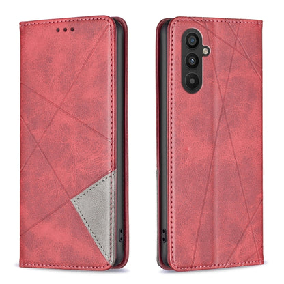Prismatic Invisible Magnetic Leather Phone Case, For Samsung Galaxy A24 4G, For Samsung Galaxy M14 5G, For Nokia G22