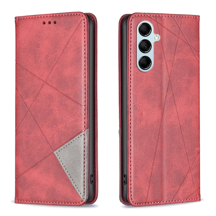 Prismatic Invisible Magnetic Leather Phone Case, For Samsung Galaxy A24 4G, For Samsung Galaxy M14 5G, For Nokia G22