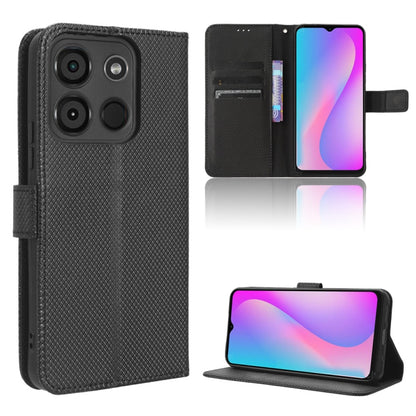 Diamond Texture Leather Phone Case, For Cloud Mobile Stratus C7, For Itel A60, For Itel P40, For Itel S18 S663L