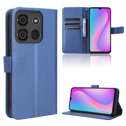 Diamond Texture Leather Phone Case, For Cloud Mobile Stratus C7, For Itel A60, For Itel P40, For Itel S18 S663L