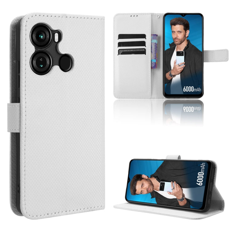 Diamond Texture Leather Phone Case, For Cloud Mobile Stratus C7, For Itel A60, For Itel P40, For Itel S18 S663L
