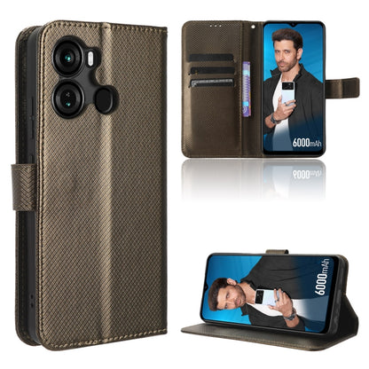 Diamond Texture Leather Phone Case, For Cloud Mobile Stratus C7, For Itel A60, For Itel P40, For Itel S18 S663L