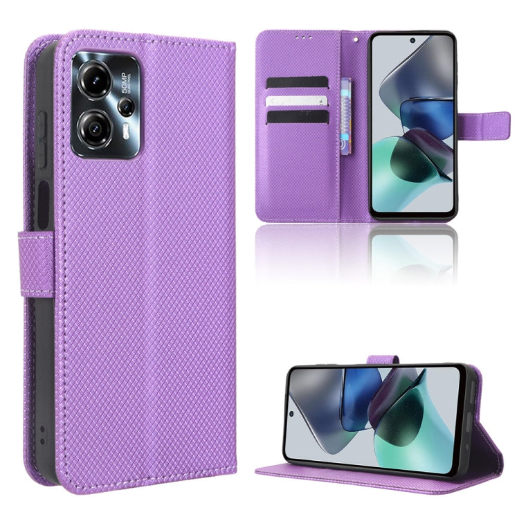 Diamond Texture Leather Phone Case, For Motorola Moto G13 / G23 4G, For Motorola Moto G53 5G, For Motorola Moto G73 5G, For OPPO Find N2