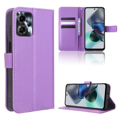 Diamond Texture Leather Phone Case, For Motorola Moto G13 / G23 4G, For Motorola Moto G53 5G, For Motorola Moto G73 5G, For OPPO Find N2