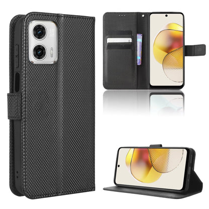 Diamond Texture Leather Phone Case, For Motorola Moto G13 / G23 4G, For Motorola Moto G53 5G, For Motorola Moto G73 5G, For OPPO Find N2