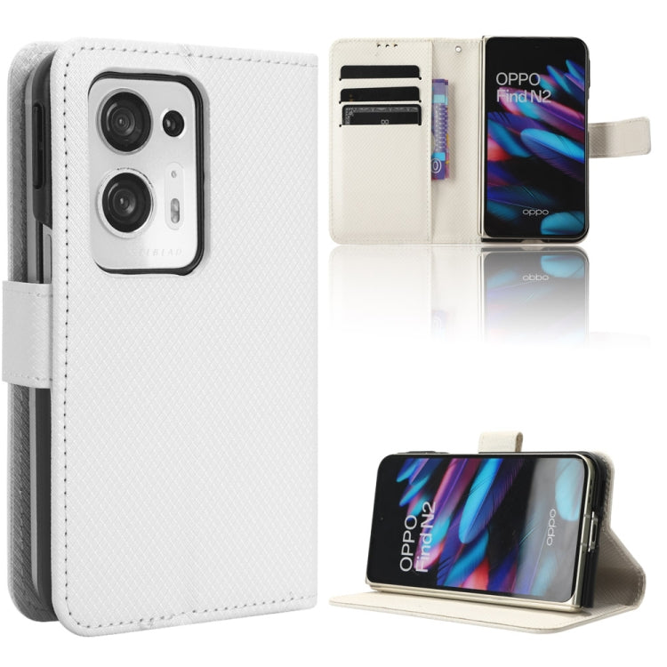 Diamond Texture Leather Phone Case, For Motorola Moto G13 / G23 4G, For Motorola Moto G53 5G, For Motorola Moto G73 5G, For OPPO Find N2
