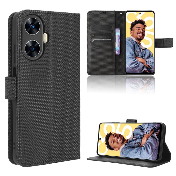 Diamond Texture Leather Phone Case, For OPPO Find N2 Flip, For Realme C55 4G, For TCL 403, For TCL 408