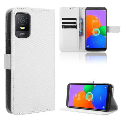 Diamond Texture Leather Phone Case, For OPPO Find N2 Flip, For Realme C55 4G, For TCL 403, For TCL 408