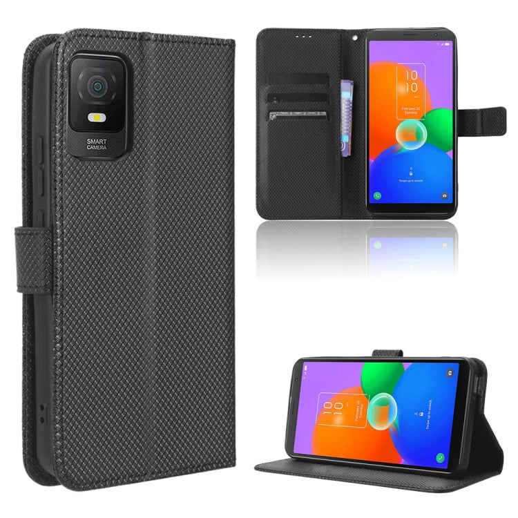 Diamond Texture Leather Phone Case, For OPPO Find N2 Flip, For Realme C55 4G, For TCL 403, For TCL 408