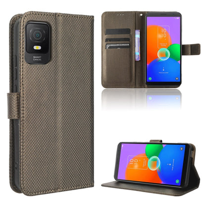 Diamond Texture Leather Phone Case, For OPPO Find N2 Flip, For Realme C55 4G, For TCL 403, For TCL 408