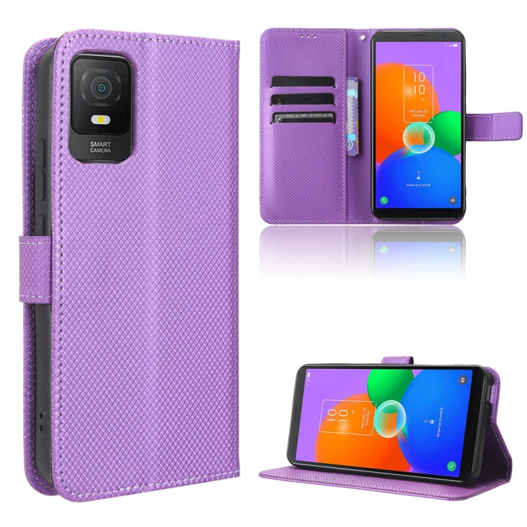 Diamond Texture Leather Phone Case, For OPPO Find N2 Flip, For Realme C55 4G, For TCL 403, For TCL 408