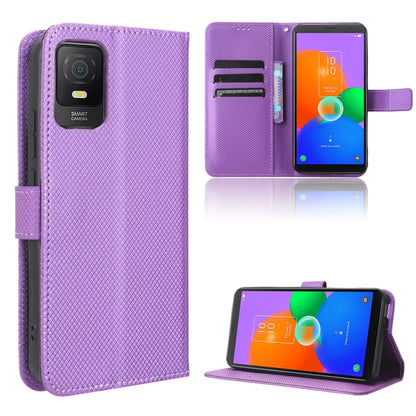 Diamond Texture Leather Phone Case, For OPPO Find N2 Flip, For Realme C55 4G, For TCL 403, For TCL 408