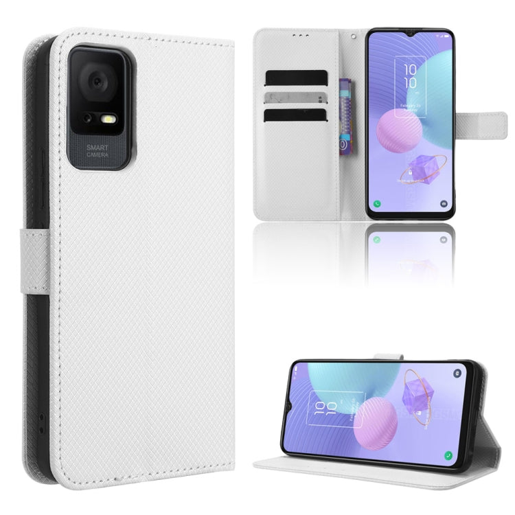 Diamond Texture Leather Phone Case, For OPPO Find N2 Flip, For Realme C55 4G, For TCL 403, For TCL 408