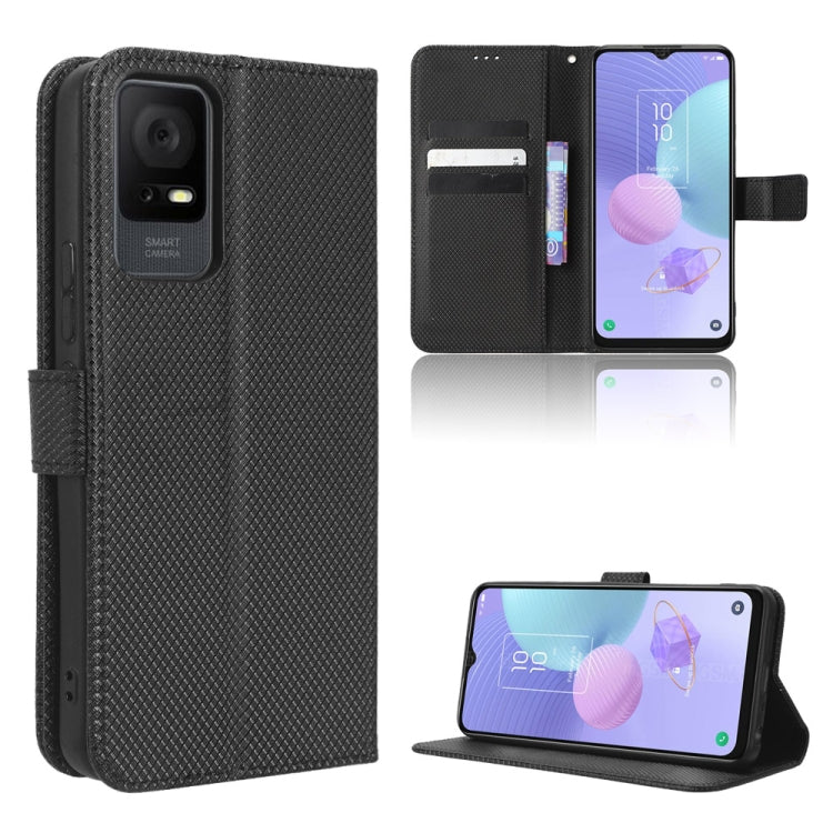 Diamond Texture Leather Phone Case, For OPPO Find N2 Flip, For Realme C55 4G, For TCL 403, For TCL 408