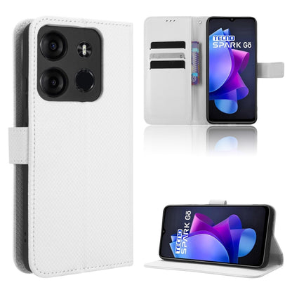 Diamond Texture Leather Phone Case, For TCL Ion X, For Tecno Spark Go 2023, For vivo V27 / V27 Pro / S16 / S16 Pro, For vivo V27e / S16e