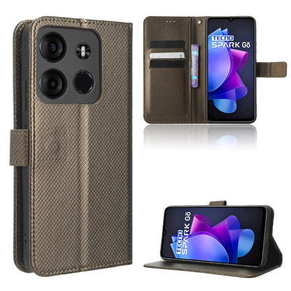 Diamond Texture Leather Phone Case, For TCL Ion X, For Tecno Spark Go 2023, For vivo V27 / V27 Pro / S16 / S16 Pro, For vivo V27e / S16e