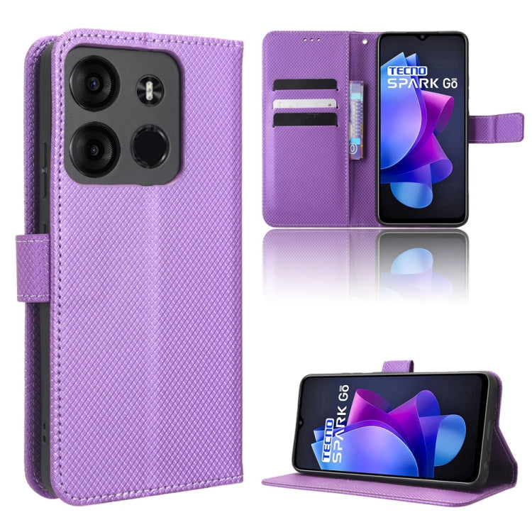 Diamond Texture Leather Phone Case, For TCL Ion X, For Tecno Spark Go 2023, For vivo V27 / V27 Pro / S16 / S16 Pro, For vivo V27e / S16e