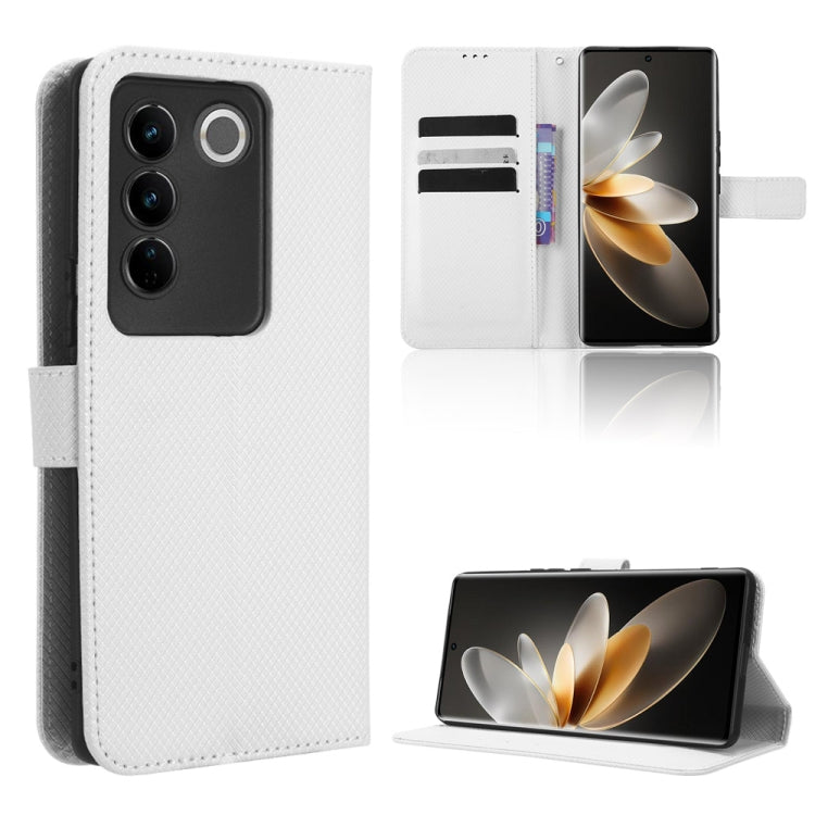 Diamond Texture Leather Phone Case, For TCL Ion X, For Tecno Spark Go 2023, For vivo V27 / V27 Pro / S16 / S16 Pro, For vivo V27e / S16e