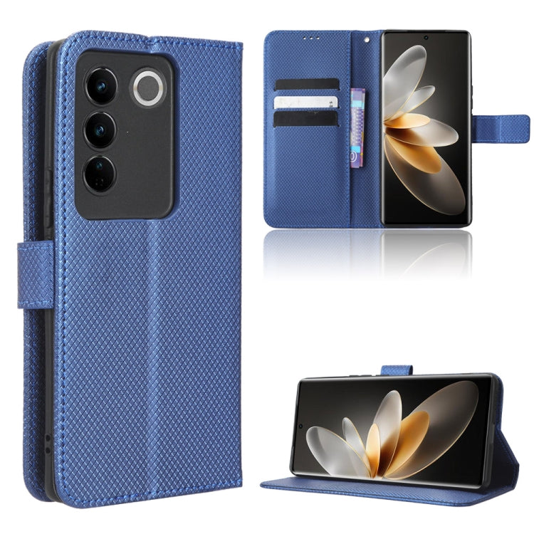 Diamond Texture Leather Phone Case, For TCL Ion X, For Tecno Spark Go 2023, For vivo V27 / V27 Pro / S16 / S16 Pro, For vivo V27e / S16e