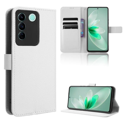 Diamond Texture Leather Phone Case, For TCL Ion X, For Tecno Spark Go 2023, For vivo V27 / V27 Pro / S16 / S16 Pro, For vivo V27e / S16e