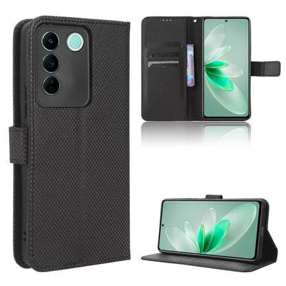 Diamond Texture Leather Phone Case, For TCL Ion X, For Tecno Spark Go 2023, For vivo V27 / V27 Pro / S16 / S16 Pro, For vivo V27e / S16e