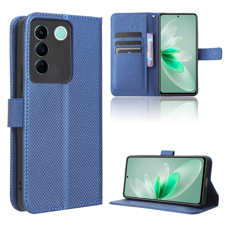 Diamond Texture Leather Phone Case, For TCL Ion X, For Tecno Spark Go 2023, For vivo V27 / V27 Pro / S16 / S16 Pro, For vivo V27e / S16e