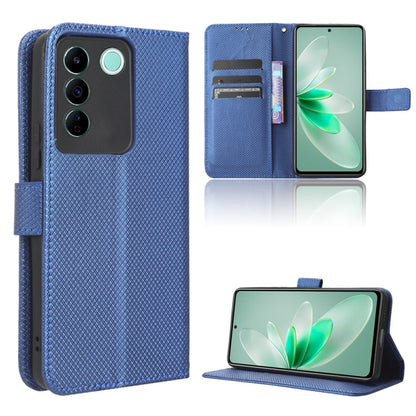 Diamond Texture Leather Phone Case, For TCL Ion X, For Tecno Spark Go 2023, For vivo V27 / V27 Pro / S16 / S16 Pro, For vivo V27e / S16e