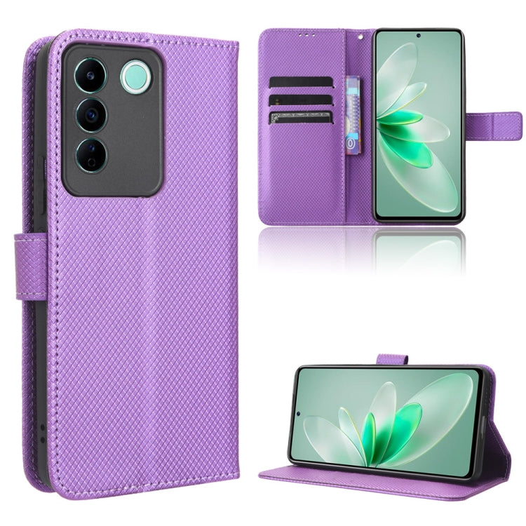 Diamond Texture Leather Phone Case, For TCL Ion X, For Tecno Spark Go 2023, For vivo V27 / V27 Pro / S16 / S16 Pro, For vivo V27e / S16e