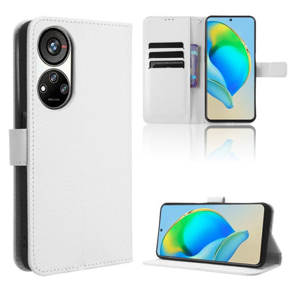 Diamond Texture Leather Phone Case, For ZTE Blade V40s, For Infinix Zero 20 X6821, For Honor X7a, For Honor X8a