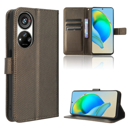 Diamond Texture Leather Phone Case, For ZTE Blade V40s, For Infinix Zero 20 X6821, For Honor X7a, For Honor X8a
