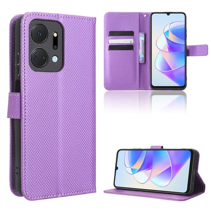 Diamond Texture Leather Phone Case, For ZTE Blade V40s, For Infinix Zero 20 X6821, For Honor X7a, For Honor X8a