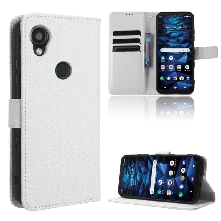 Diamond Texture Leather Phone Case, For Kyocera Digno SX3 KYG02, For Honor Magic5 Pro, For Honor Magic5, For Honor X5
