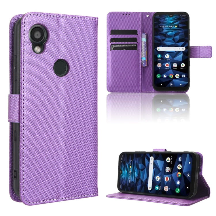 Diamond Texture Leather Phone Case, For Kyocera Digno SX3 KYG02, For Honor Magic5 Pro, For Honor Magic5, For Honor X5