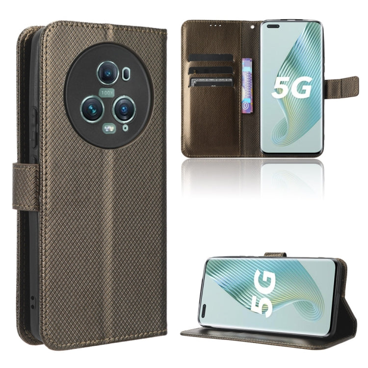 Diamond Texture Leather Phone Case, For Kyocera Digno SX3 KYG02, For Honor Magic5 Pro, For Honor Magic5, For Honor X5