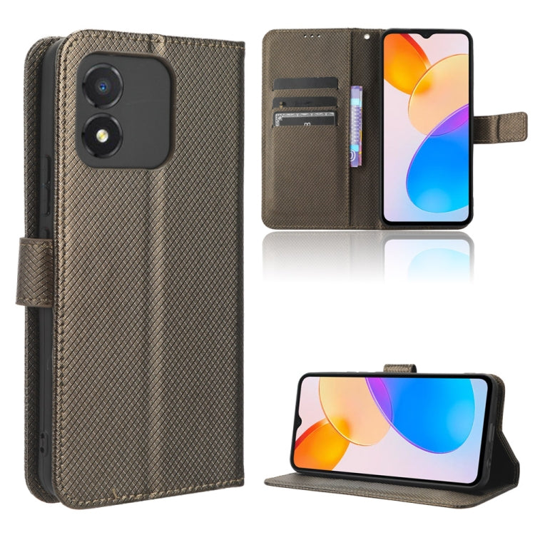 Diamond Texture Leather Phone Case, For Kyocera Digno SX3 KYG02, For Honor Magic5 Pro, For Honor Magic5, For Honor X5