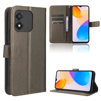 Diamond Texture Leather Phone Case, For Kyocera Digno SX3 KYG02, For Honor Magic5 Pro, For Honor Magic5, For Honor X5