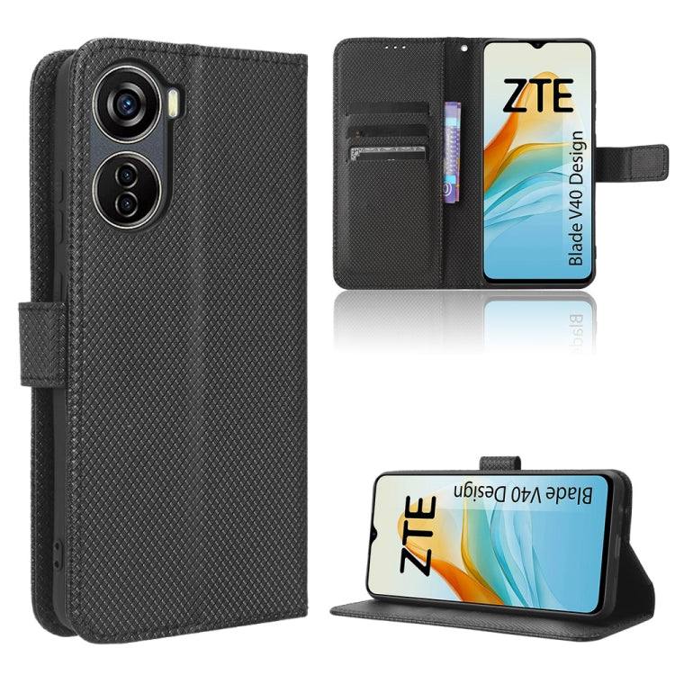 Diamond Texture Leather Phone Case, For OnePlus Ace 2V, For Umidigi A13 Pro 5G, For ZTE Blade A32, For ZTE Blade V40 Design