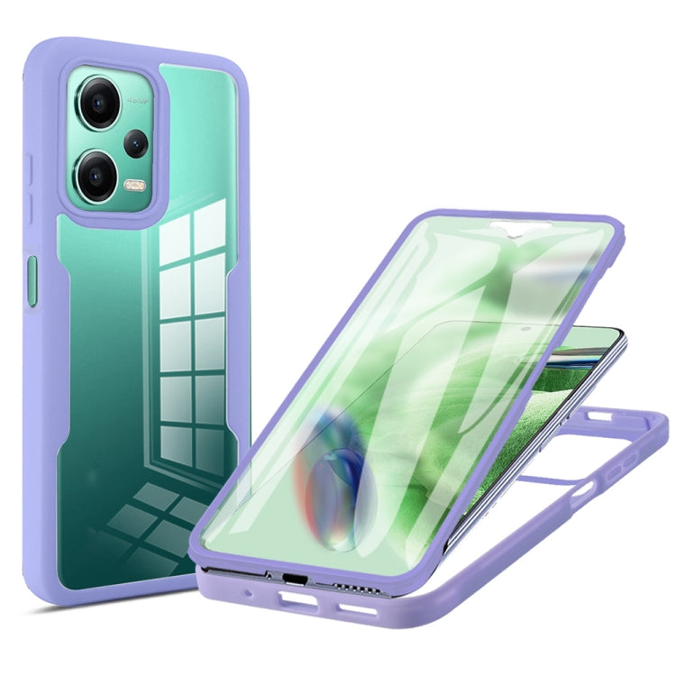 Acrylic + TPU 360 Degrees Full Coverage Phone Case, For Xiaomi Redmi Note 12 5G / Poco X5, For Xiaomi Redmi Note 12 Pro 5G / Poco X5 Pro, For Samsung Galaxy A34 5G