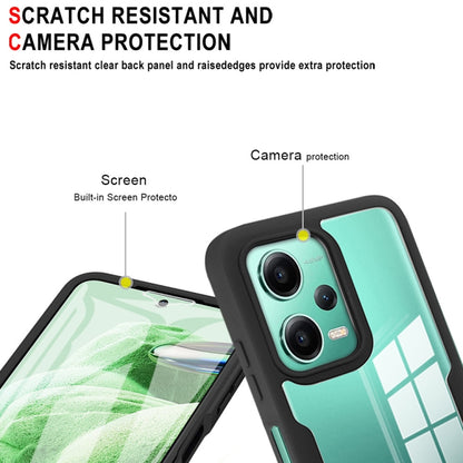 Acrylic + TPU 360 Degrees Full Coverage Phone Case, For Xiaomi Redmi Note 12 5G / Poco X5, For Xiaomi Redmi Note 12 Pro 5G / Poco X5 Pro, For Samsung Galaxy A34 5G