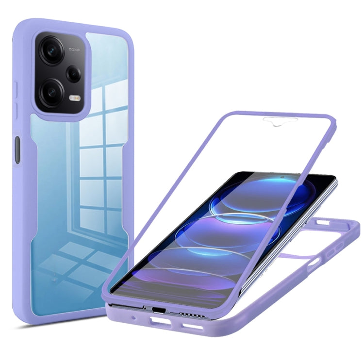 Acrylic + TPU 360 Degrees Full Coverage Phone Case, For Xiaomi Redmi Note 12 5G / Poco X5, For Xiaomi Redmi Note 12 Pro 5G / Poco X5 Pro, For Samsung Galaxy A34 5G