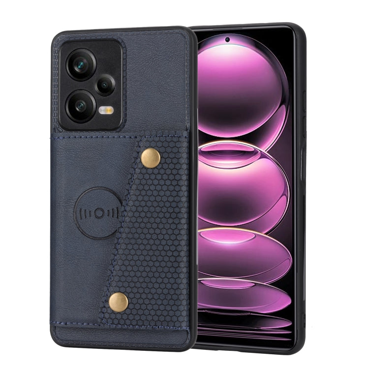 Double Buckle Magnetic Phone Case, For Xiaomi Redmi Note 12 Pro+ 5G Global, For Xiaomi 13, For Xiaomi 13 Pro, For Xiaomi Poco M5 4G