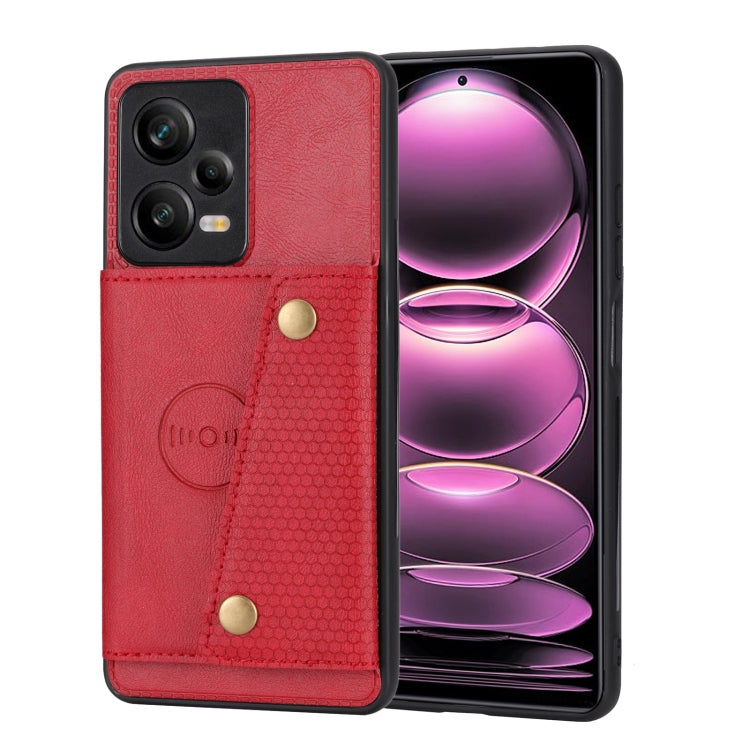 Double Buckle Magnetic Phone Case, For Xiaomi Redmi Note 12 Pro+ 5G Global, For Xiaomi 13, For Xiaomi 13 Pro, For Xiaomi Poco M5 4G
