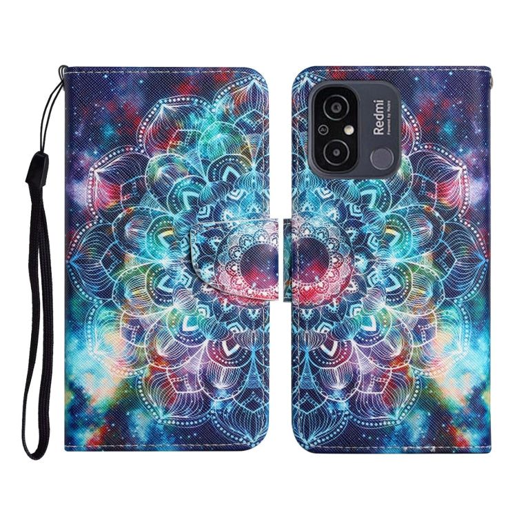 Colored Drawing Pattern Flip Leather Phone Case, For Xiaomi Redmi 12C