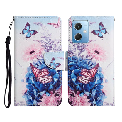Colored Drawing Pattern Flip Leather Phone Case, For Xiaomi Redmi Note 12 5G Global/Poco X5