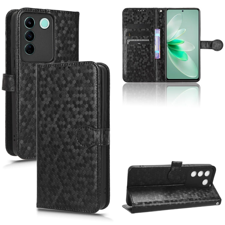 Honeycomb Dot Texture Leather Phone Case, For TCL 403, For vivo V27e / S16e, For Nokia G22 4G, For Samsung Galaxy A24 4G